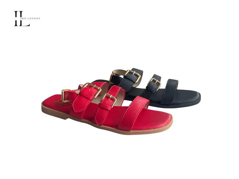 Berry - Wholesale purple sandal by Iris London